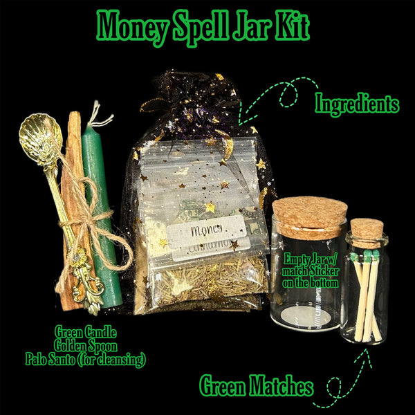 Money Spell Jar DIY Kit