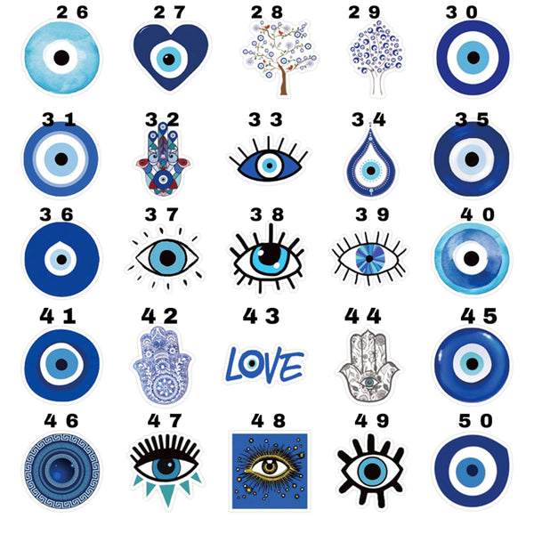 Evil Eye & Hamsa Stickers